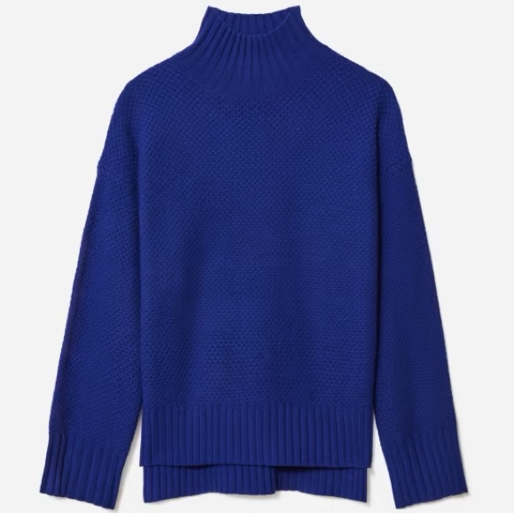 Everlane Royal Blue Turtleneck Sweater